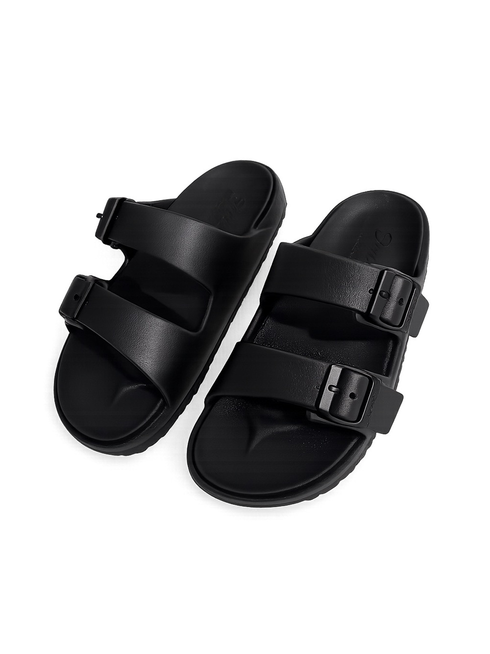 Skechers Two-Strap Slide Sandals – Women’s Size 8 – Black – Excellent Condition
